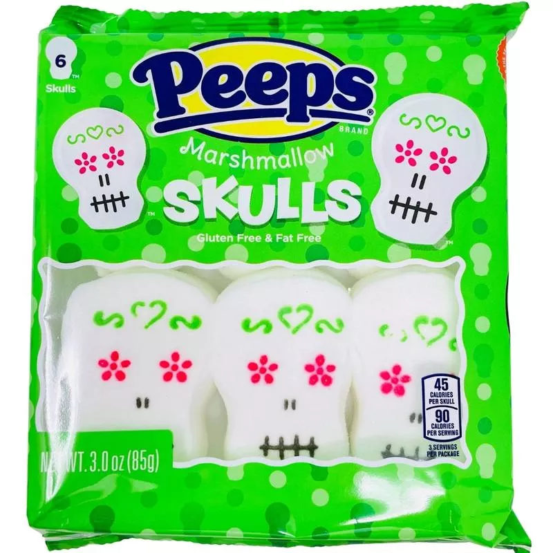 Peeps Marshmallow Skulls - 3oz