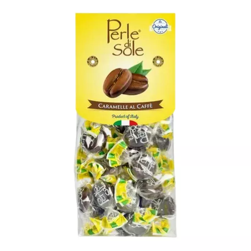 Perle di Sole Caramelle Al Caffe' Hard Candy 5.3 oz. Bag