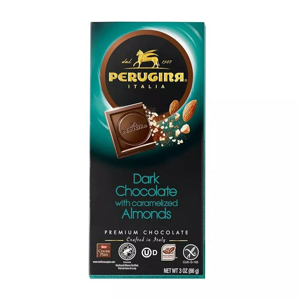Perugina Dark Chocolate with Almonds, 3 oz | 86g