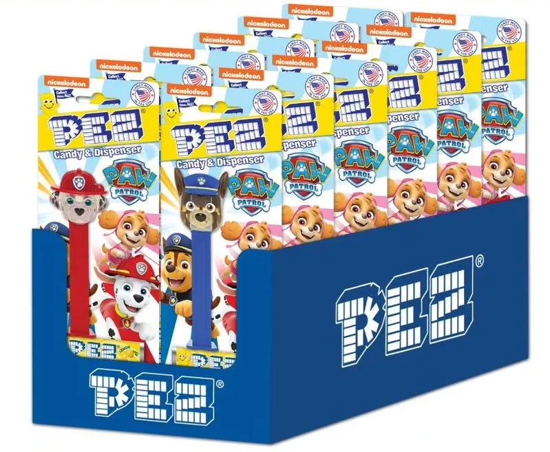 PEZ Paw Patrol Candy Dispenser - 12ct