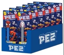 PEZ Spider-Man Candy Dispenser with Candy Refills - 12ct