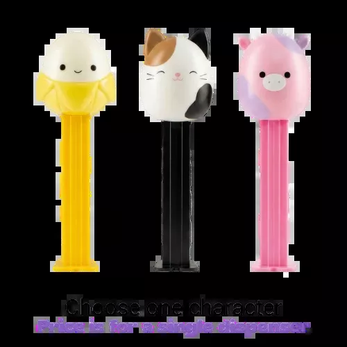 PEZ- Squishmallows Assortment - 1 Dispenser /Blister Pack