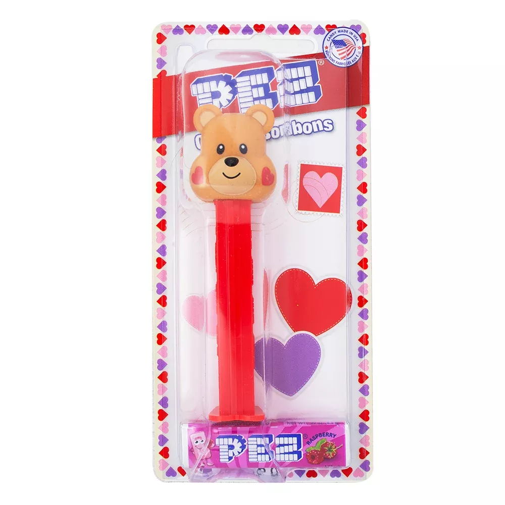 PEZ - Valentine Teddy Bear - Red 16g