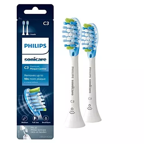Philips Sonicare Genuine C3 Premium Plaque Control Replacement Toothbr