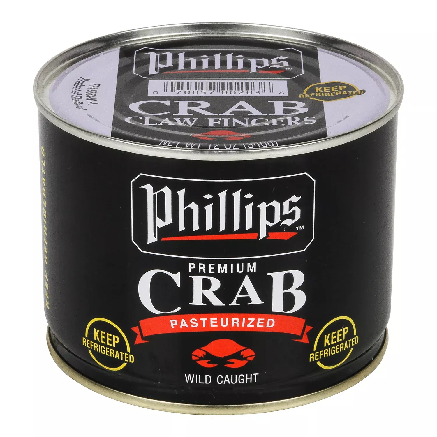 Phillips Foods Refrigerated Phillips Clawfingers Can 12 Ounce Size - 6 Per Case
