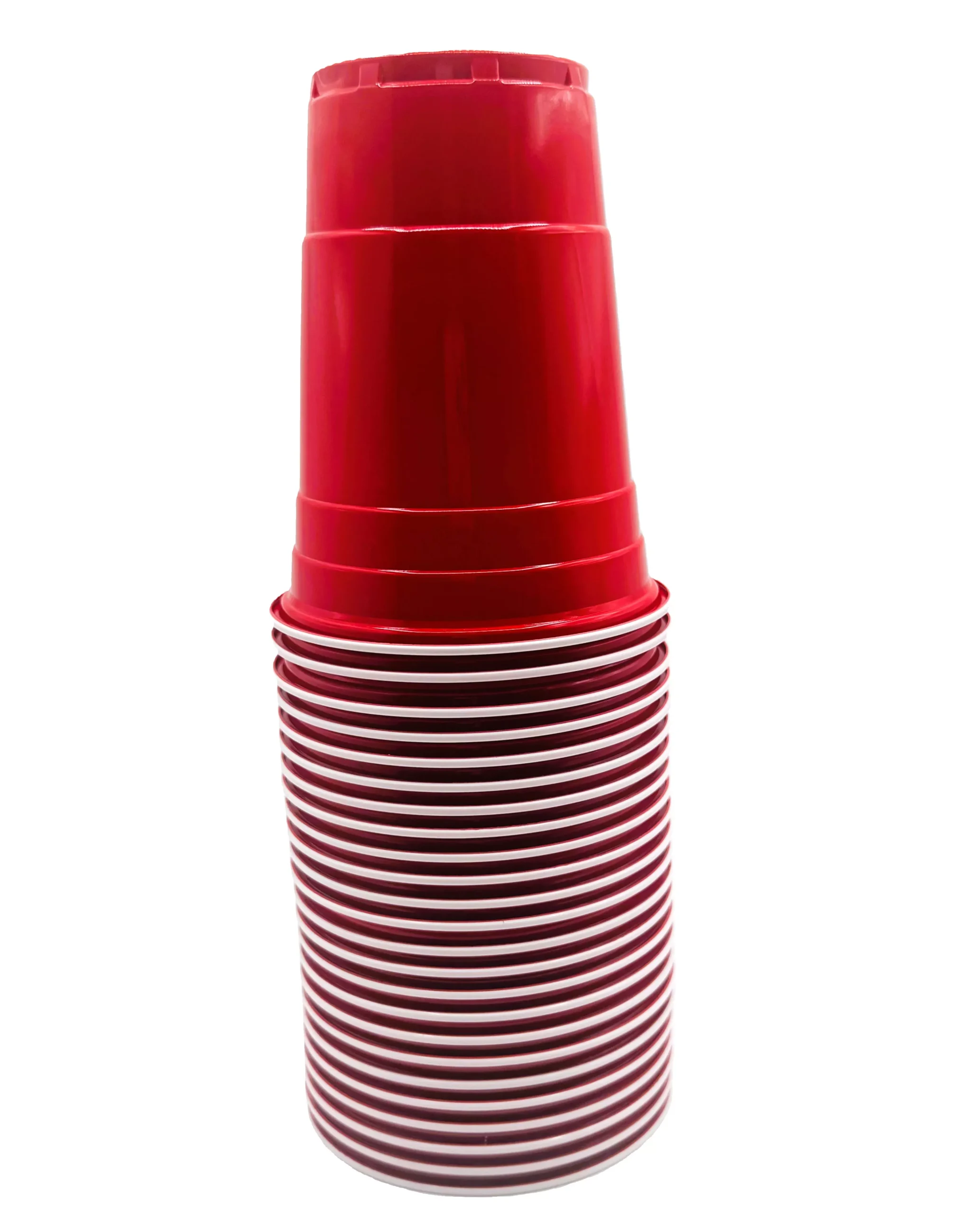 Plastic Cup 16z 24ct-Red