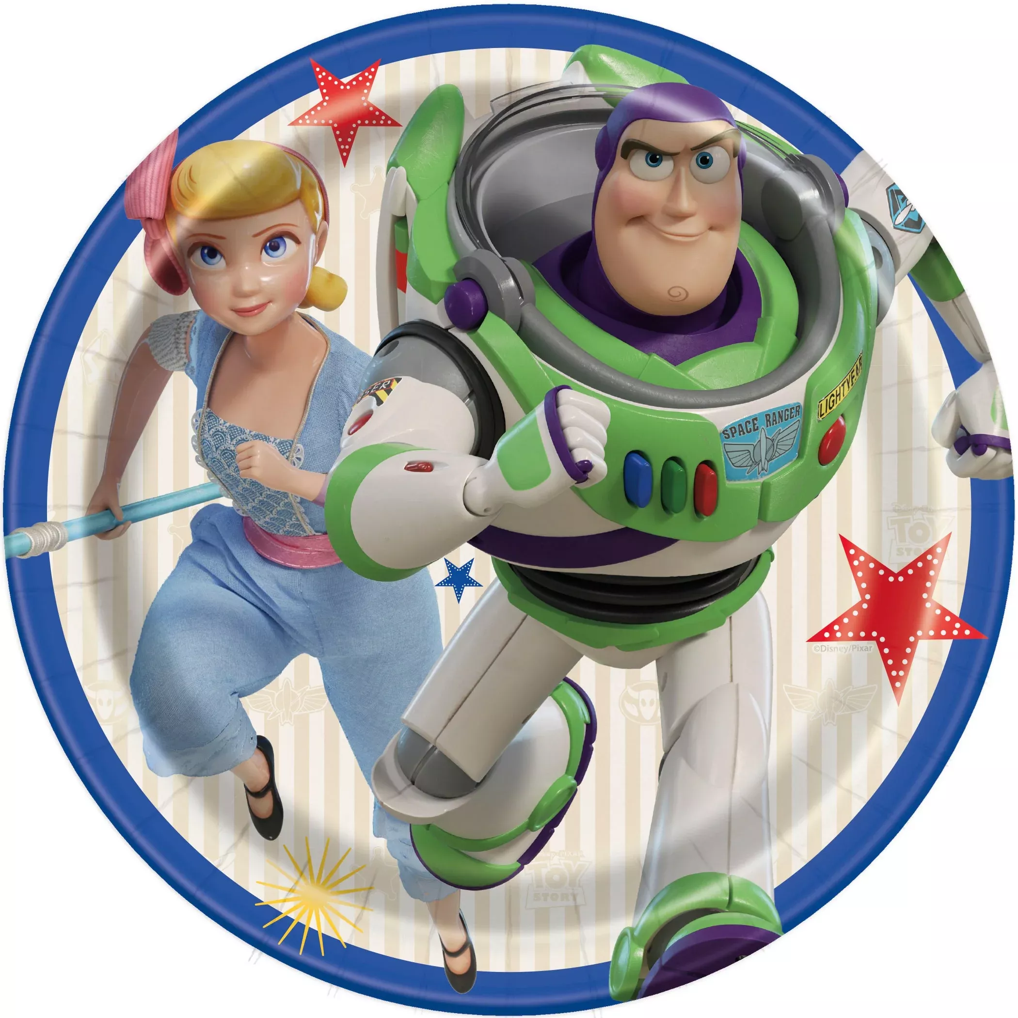PLATE 7" 8CT-TOY STORY