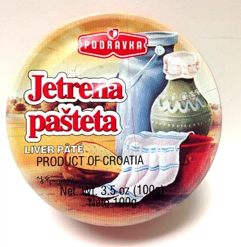 Podravka Jetrena Pasteta, Liver Pate, 3.3 oz | 95g