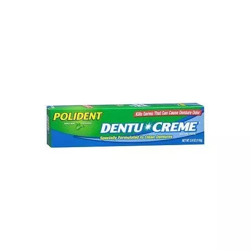 Polident Dentu-Creme Denture Cleaner - 3.9 Oz, Pack Of 5
