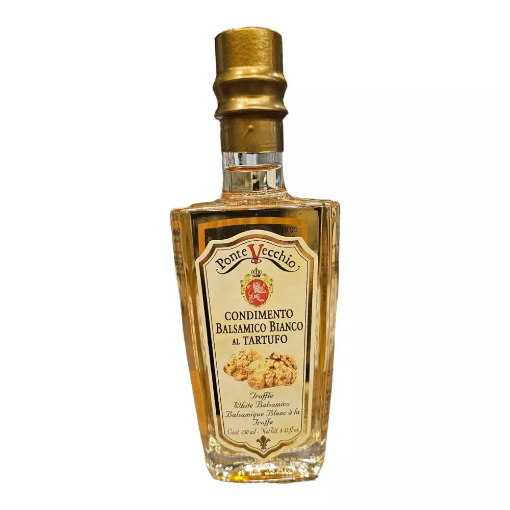 Ponte Vecchio Balsamico Bianco, White Balsamic Flavored White Truffle, 8.45 fl oz | 250ml