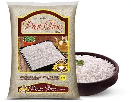 Prato Fino White Rice 10 Lb | Arroz Branco 5Kg
