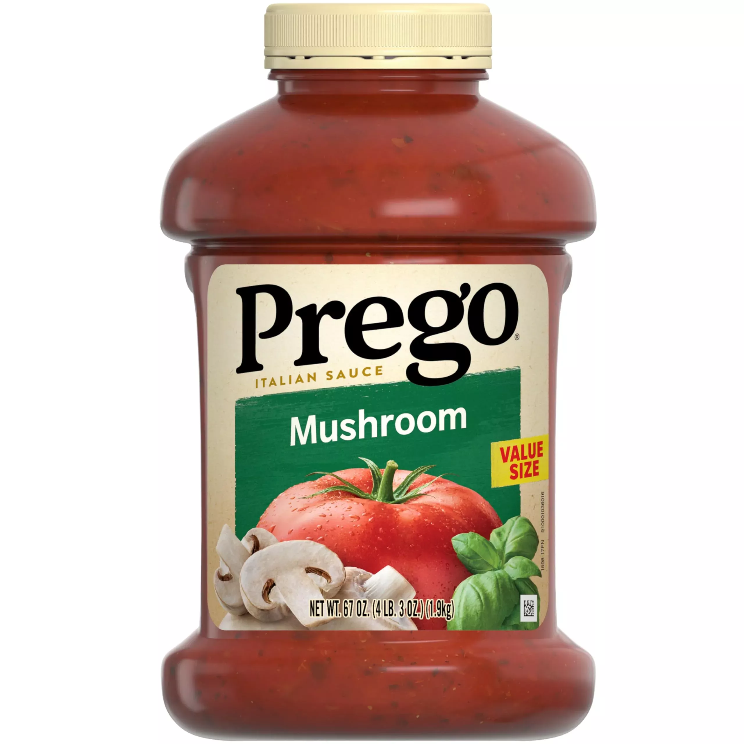 Prego Mushroom Pasta Sauce, 67 Oz Jar