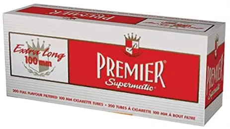 Premier Tube Red 100 200ct Single Box