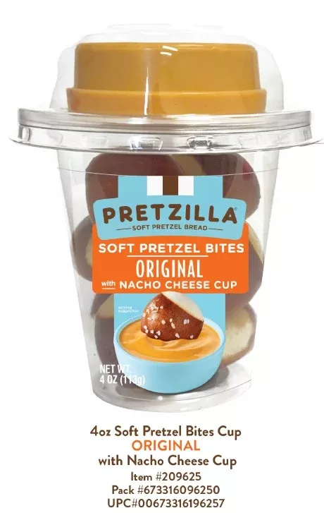 Pretzilla Pretzel Bites Nacho Cheese - 4 oz 15ct