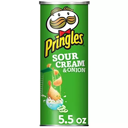 Pringles Potato Chips Sour Cream Onion 5.2 oz
