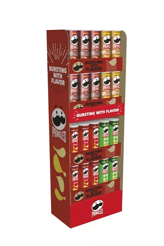 Pringles Smokey Bacon Potato Crisps - 56ct