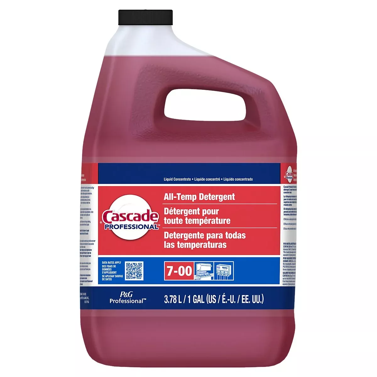 Procter & Gamble Non-foods Cascade Professional All Temp Detergent Concentrate Closed Loop 7-00 2/1 Gallon