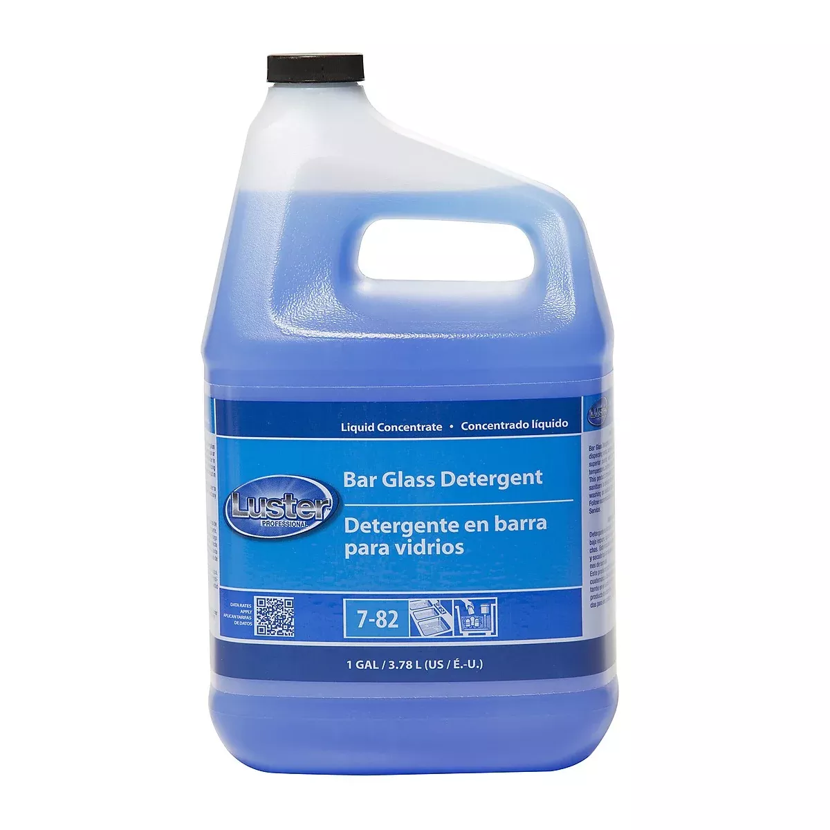 Procter & Gamble Non-foods Luster Professional Bar Glass Detergent Concentrate Closed Loop 7-82 4/1 Gallon