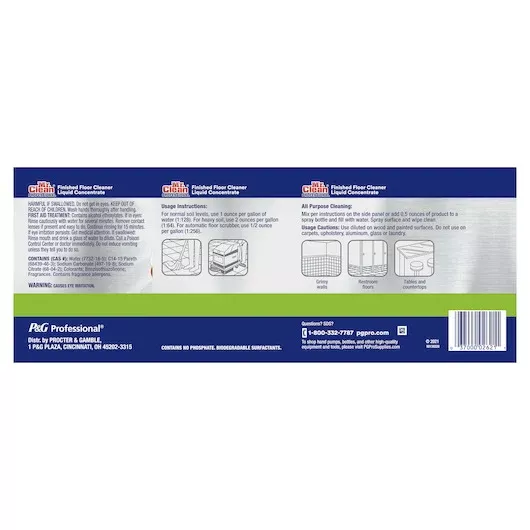 Procter & Gamble Non-foods Mr Clean Professional Finished Floor Cleanerconcentrate 4-00 3/1 Gallon