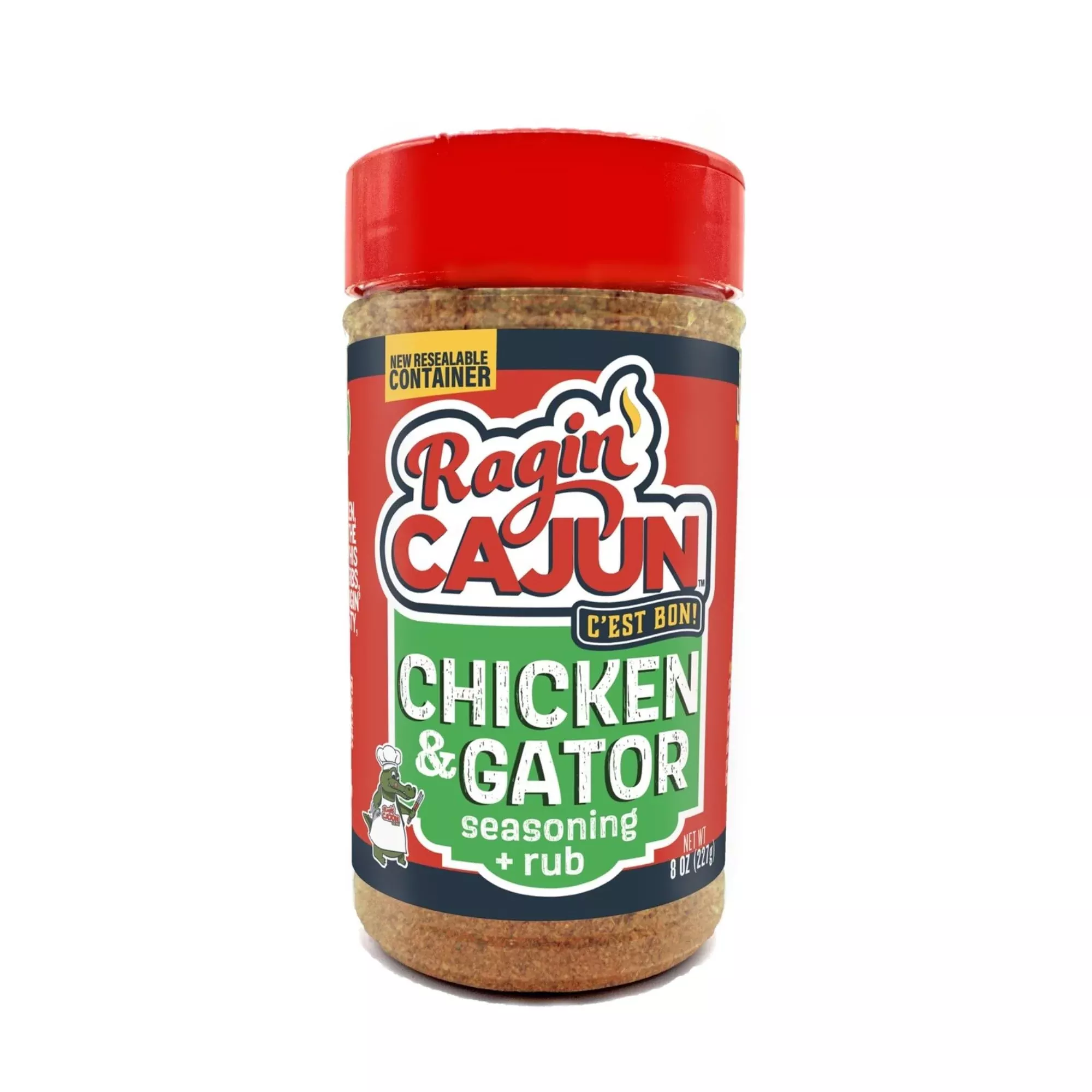 Ragin' Cajun Chicken Or Gator Cajun Seasoning 8 Oz (Pack Of 1)
