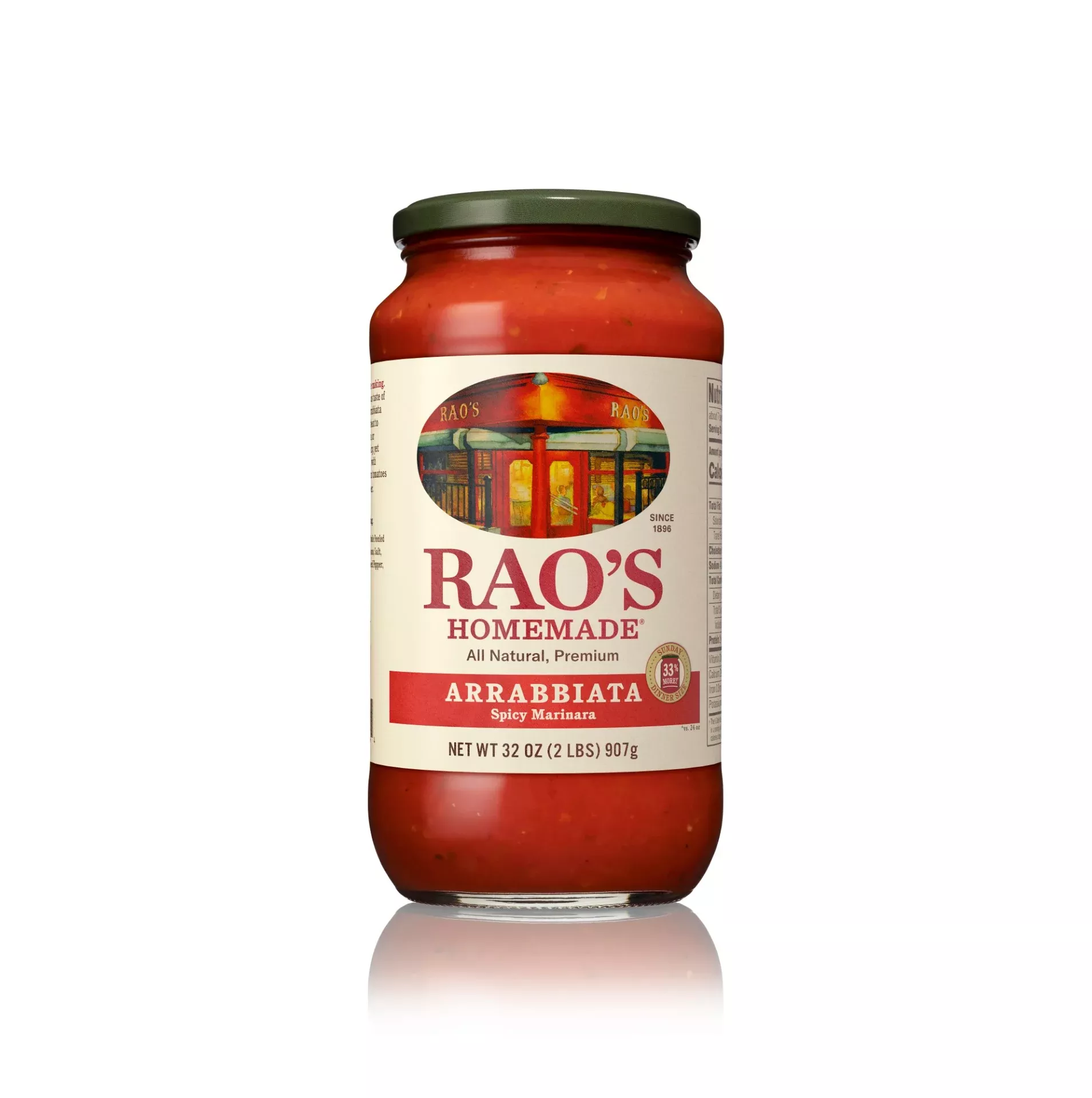 Rao's Homemade Arrabbiata Sauce 32 Ounce Size - 6 Per Case