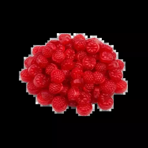 Raspberry Fruit Drops Hard Candy 1 lb. Tub
