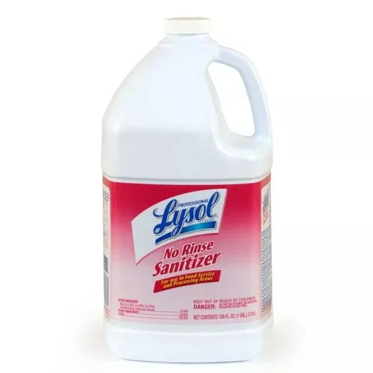 Reckitt Hygiene & Home Lysol No-rinse Sanitzer 4 1 Ga - 1 Gallon - 4 Per Case