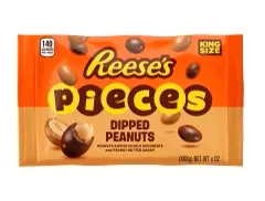 Reese's Pieces Dipped Peanuts King Size - 2.7 oz 16ct
