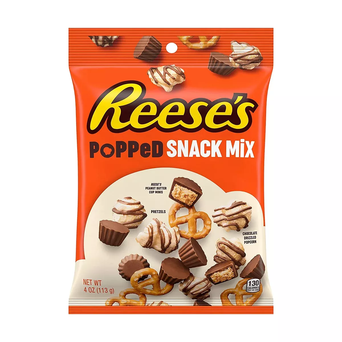 Reese's Snck MX Poppd Peg Bag 4 oz Single Bag