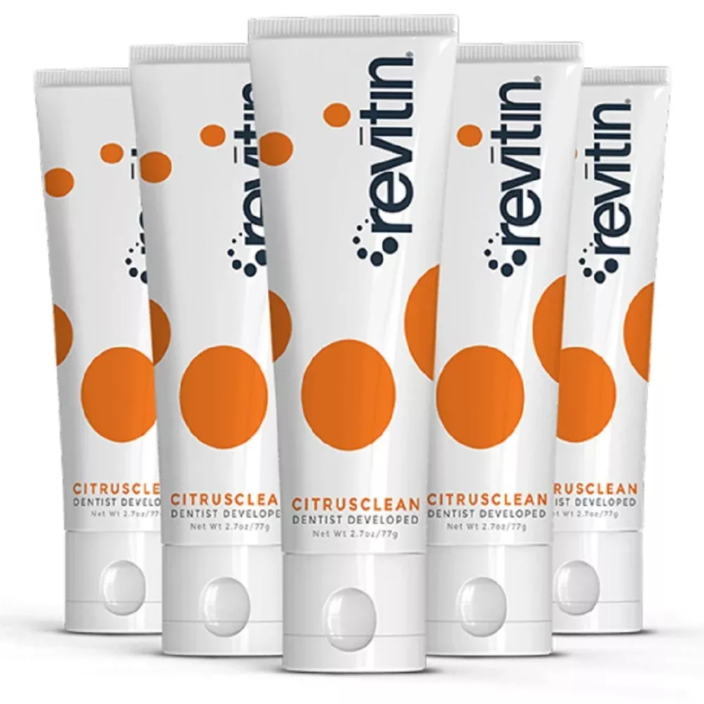 Revitin Natural Toothpaste And Prebiotic Oral Therapy (5 Pack)