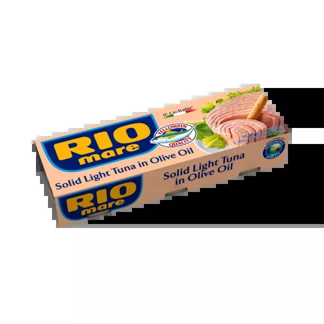 Rio Mare Solid Light Tuna in Olive Oil Can, 3 cans x 80g | 240g Total
