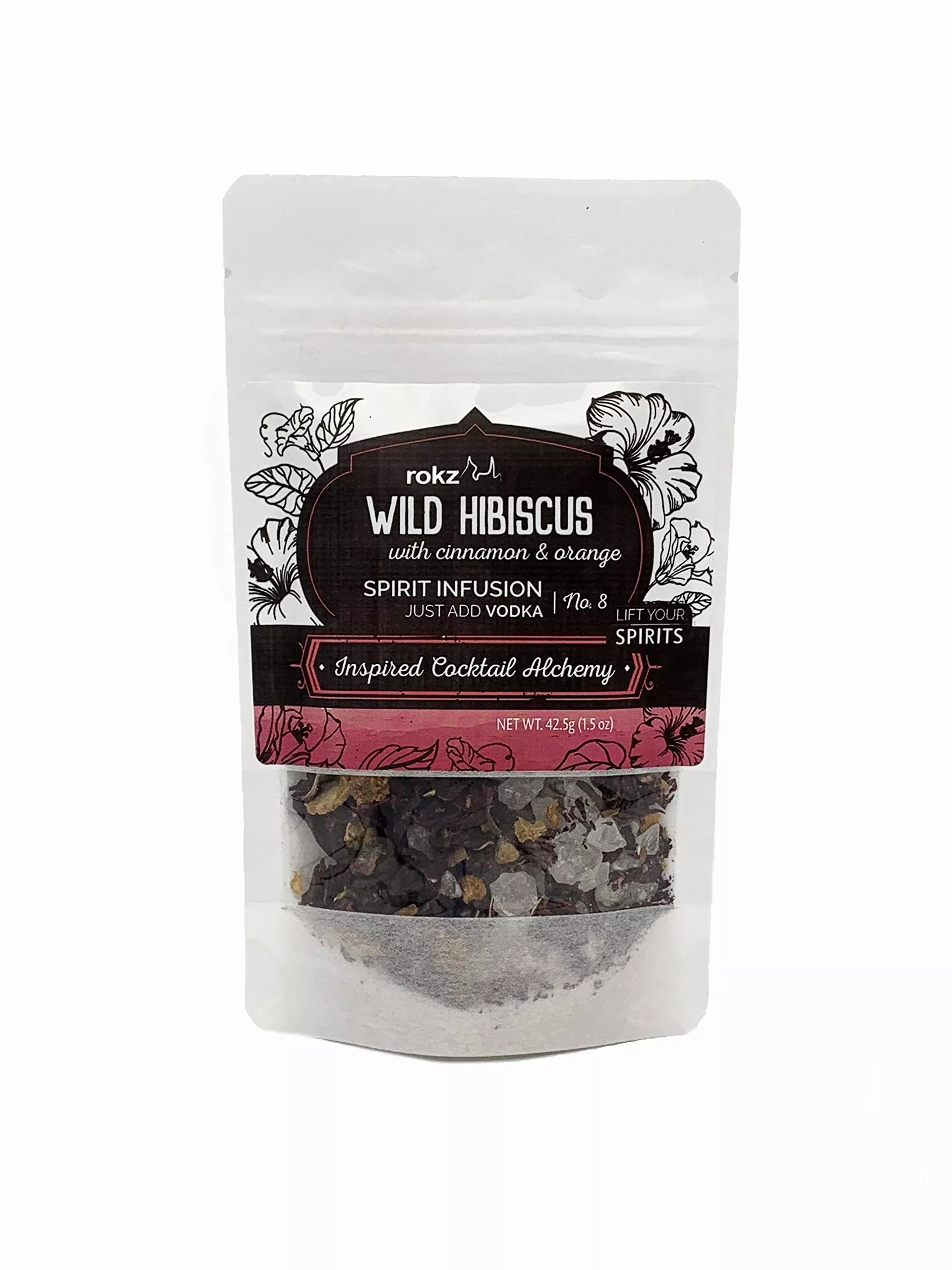 Rokz Wild Hibiscus Spirit Infusion Blend For Cocktails