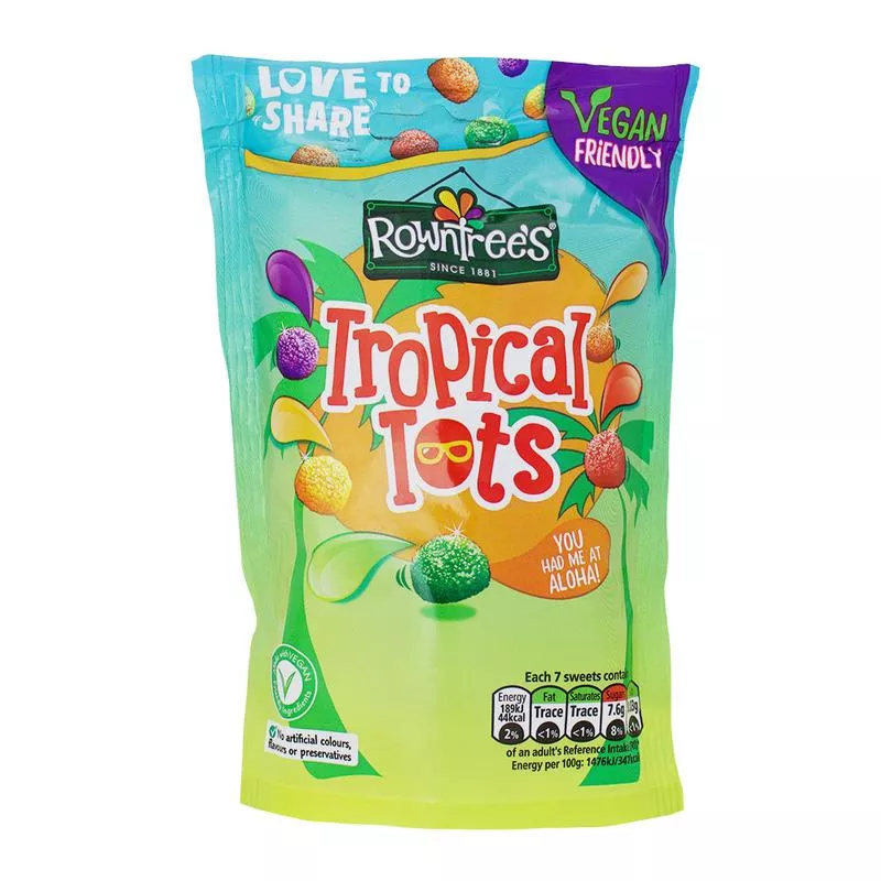 Rowntree's Jelly Tots Tropical - 140g