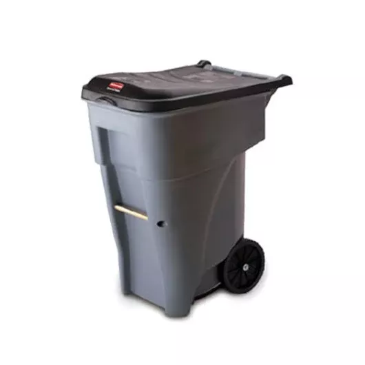 Rubbermaid Commercial Products Roll Out Container Gray 1 - 1 Cnt - 1 Count - 1 Per Case