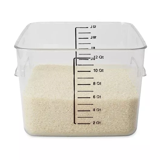 Rubbermaid Commercial Products Space Saving Square 12 Quart 6 - 1 Each