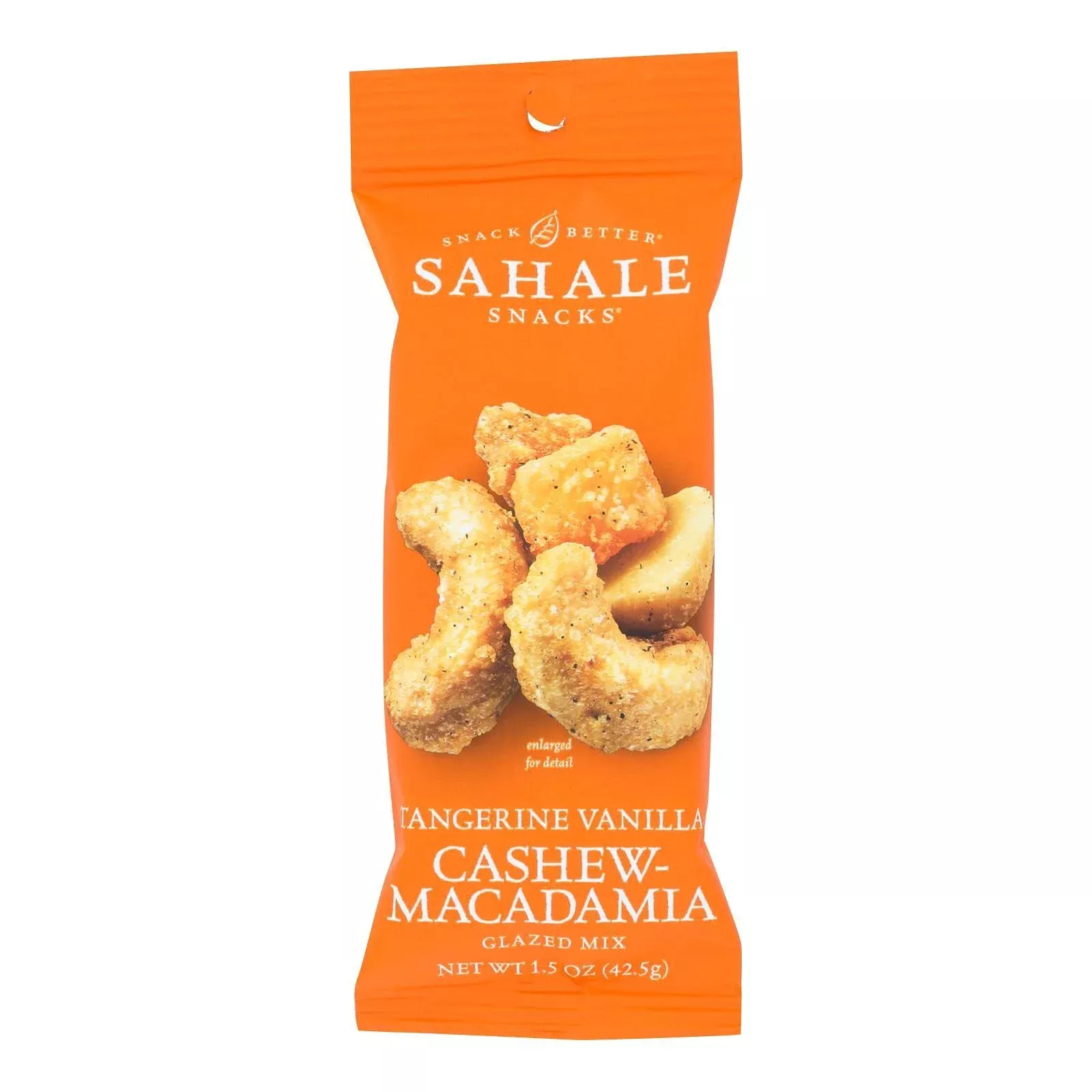 Sahale Tangerine Vanilla Cashew Glazed Nut Mix, 1.5 Ounces (Pack Of 9)