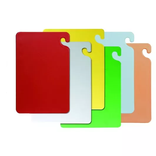 San Jamar Cut-n-carry 6 Cutting Board System 15" X 20" X 1/2" - 1 Per Case