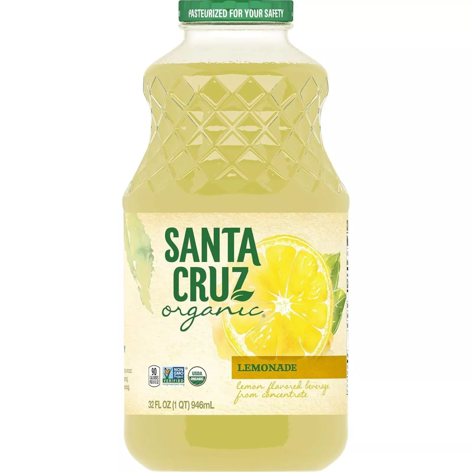 Santa Cruz Organic Original Lemonade, 32 Fl Oz (Pack Of 12)