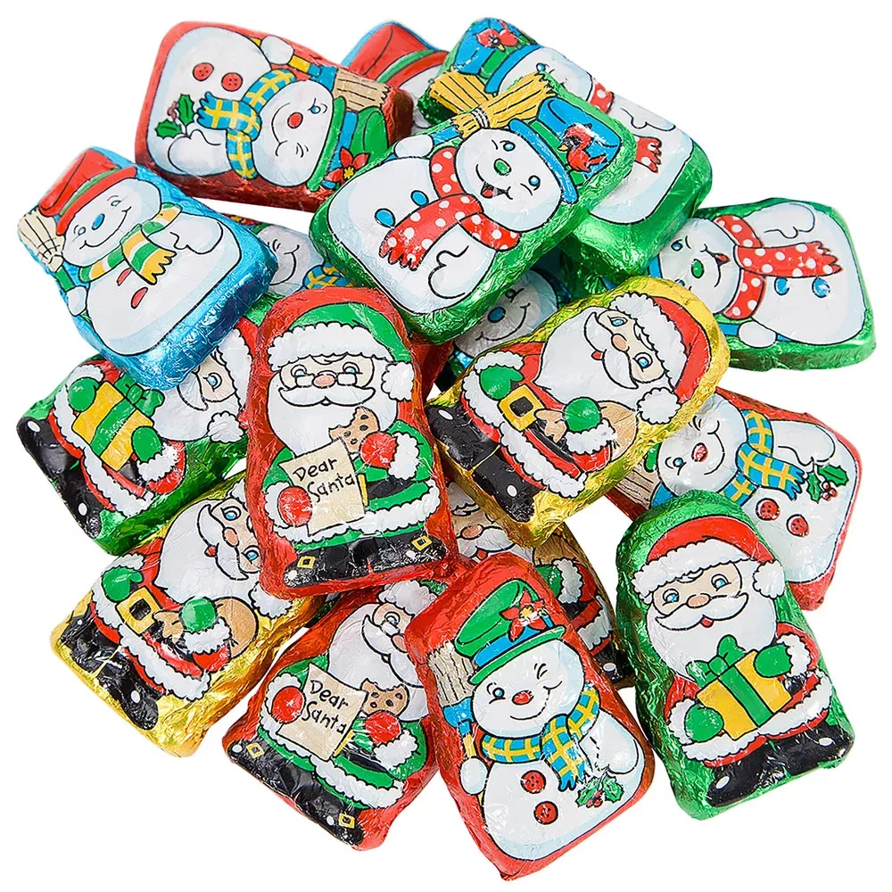 Santa's Helper Chocolatey Foil Candy - 12 LB