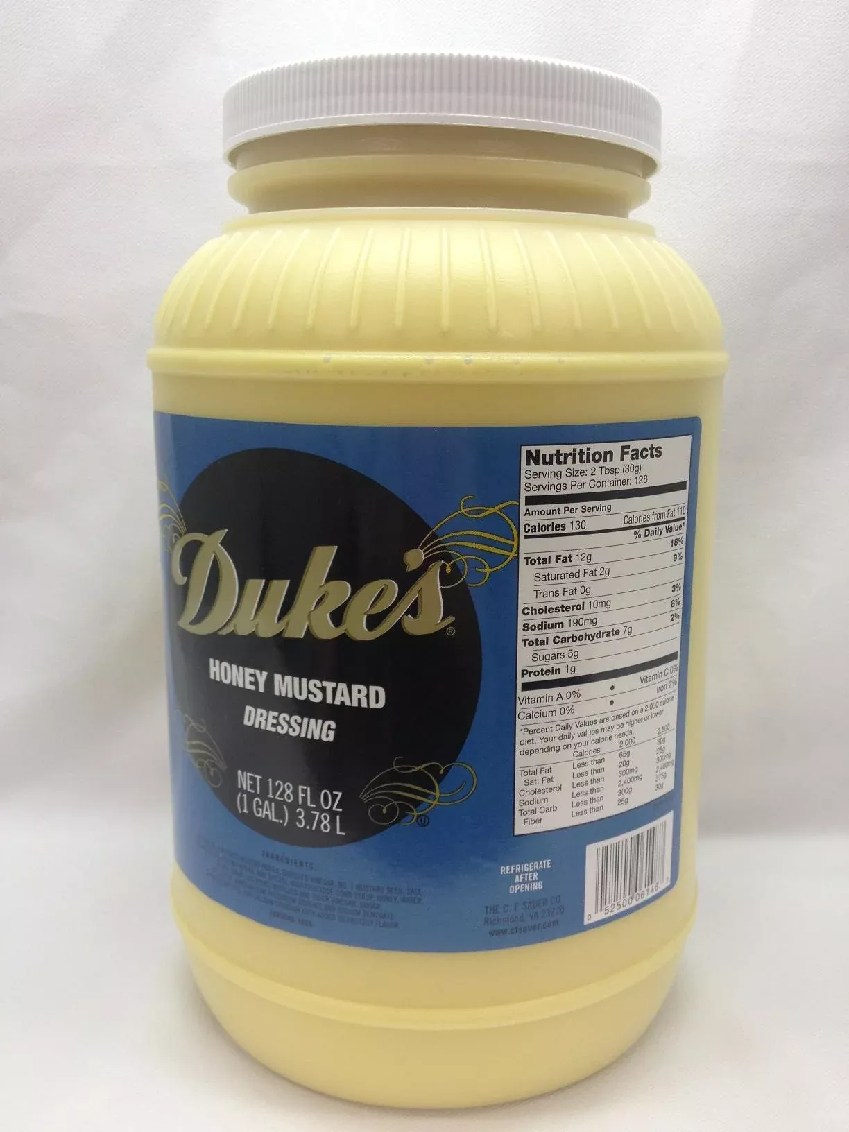 Sauer Brands Inc. Duke's Honey Mustard Dressing Bulk Ga 1 Gallon - 4 Per Case