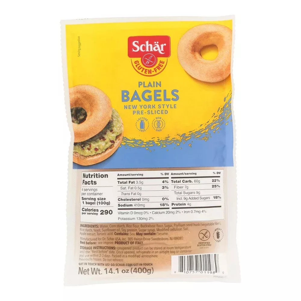 Schar - Bagel Plain - Case Of 4-14.1 Oz