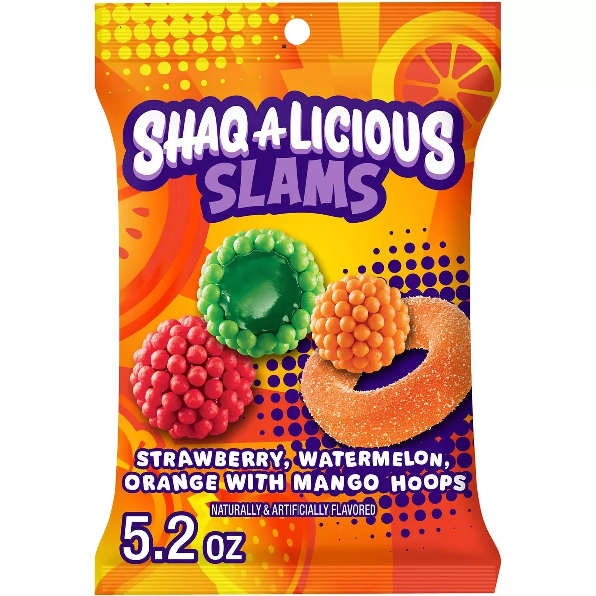 Shaq A Licious XL Gummy Slams Peg Bag 5.2 oz