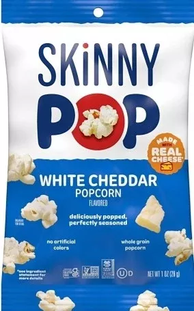 SkinnyPop White Cheddar Popcorn - 1 oz 12ct