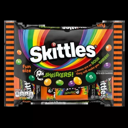 Skittles Fun Sized Halloween Shriekers 8.47 oz. Bag