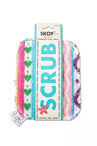 Skoy Scrub, 2-Pack , Non-Scratching, Reusable Scrub For Kitchen And Ho