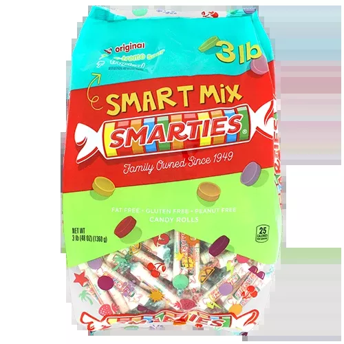 Smarties Smart Mix 3 Flavors 3 lb. Bulk Bag