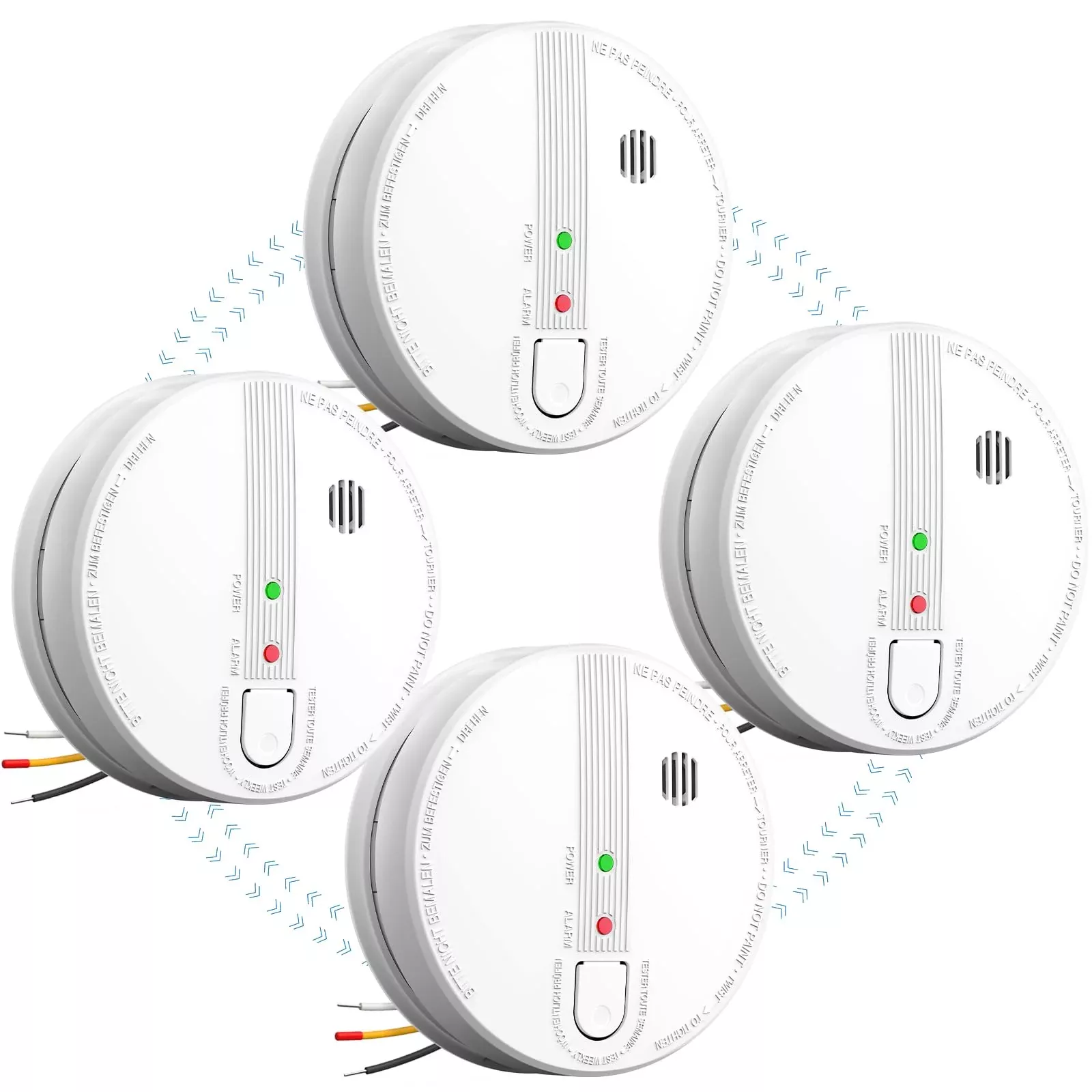 Smoke Detector, Hardwired Interconnected Smoke Detectors, Smoke Alarm