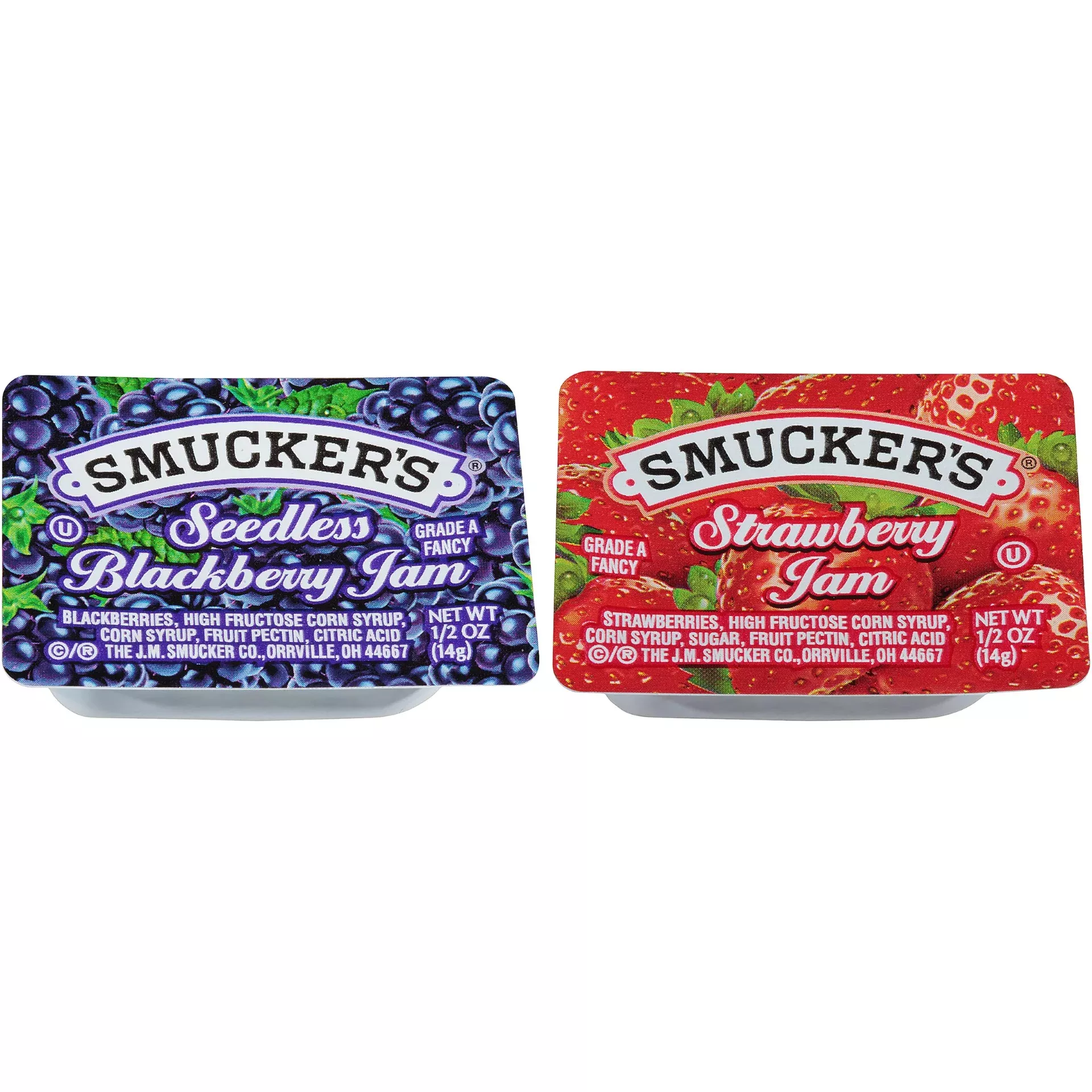 Smucker Food Smucker's Seedless Blackberry Jam Plastic .5 Ounce Size - 6.25 Per Case