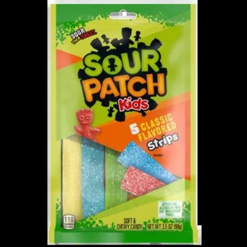 Sour Patch Kids Assorted Strips 3.5 oz. Bag