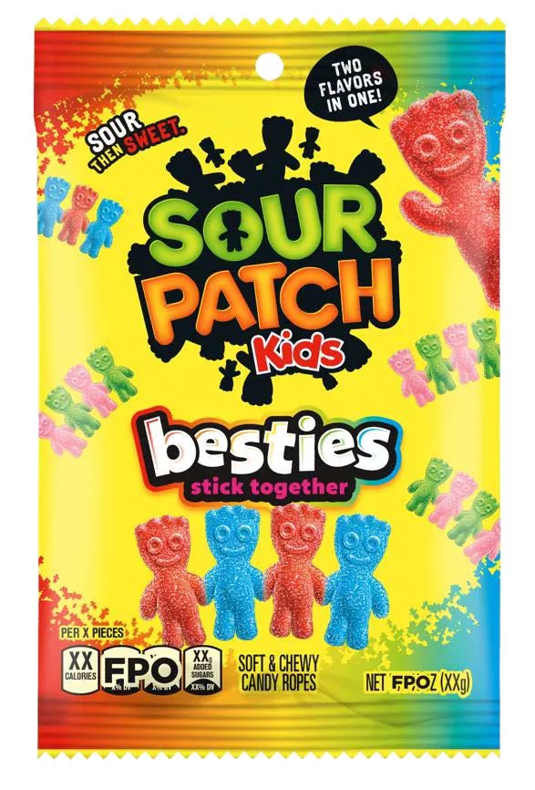 Sour Patch Kids Besties Soft & Chewy Candy 7.17 oz
